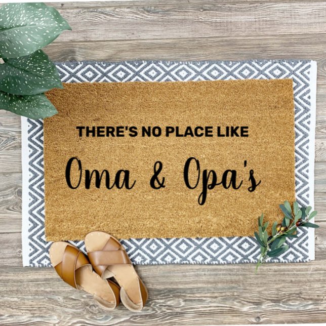 Personalised Oma Opa Grandparents Welcome Doormat (Creator Uploaded)