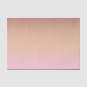 Personalised Ombre Rose Gold Tissue Paper