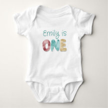 Personalised ONE First Birthday Baby
