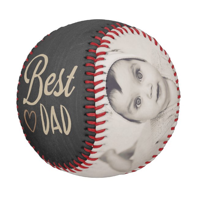 Personalised One Of A Kind Custom Made Fathers Day Baseball (Angled)