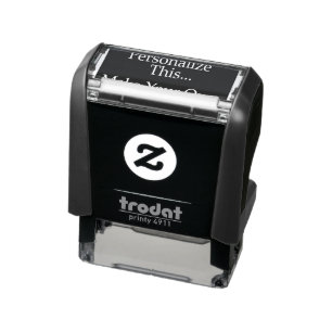 Personalised one of a kind self-inking stamp