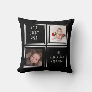 Personalised One of a Kind Two Photo Template Cushion