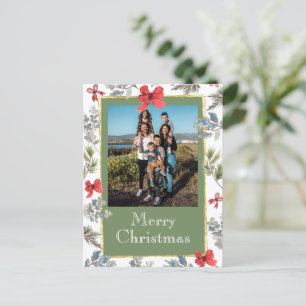 Personalised One Photo Holiday Postcard