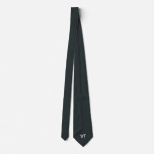 Personalised Onyx Wedding Groom Neck Tie
