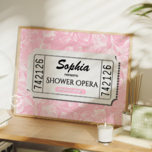 Personalised Opera Shower Fun Bathroom Print