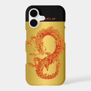 Personalised Orange Dragon 2 iPhone 7 Case