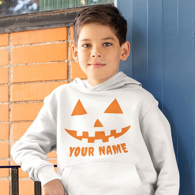 Personalised Orange Pumpkin Halloween Kid's Name (Creator Uploaded)