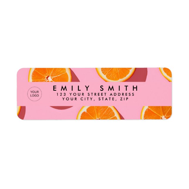 Personalised Orange Slice Pattern (Front)