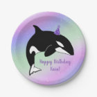 Personalised Orca Killer Whale Birthday