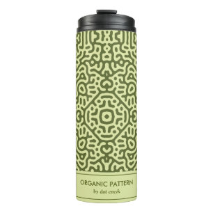 Personalised Organic Pattern Thermal Tumbler
