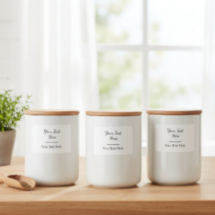 Personalised Organisation Labels, Design Your Own Food Label