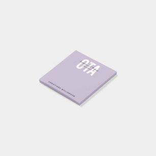 Personalised OTA Occupational Therapy Assistant Post-it Notes
