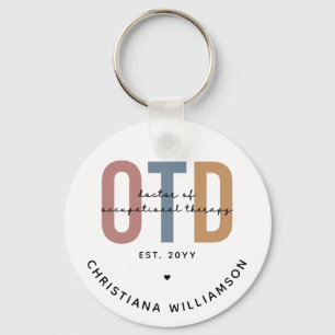 Personalised OTD Doctor of Occupational Therapy Key Ring