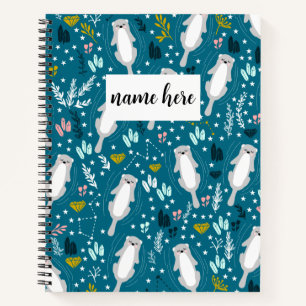 Personalised Otter Notebook for Kids