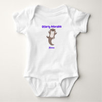 Personalised Otterly Adorable Baby Bodysuit