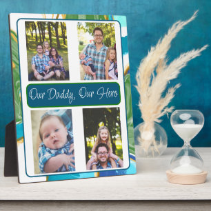 Personalised Our Daddy, Our Hero Plaque