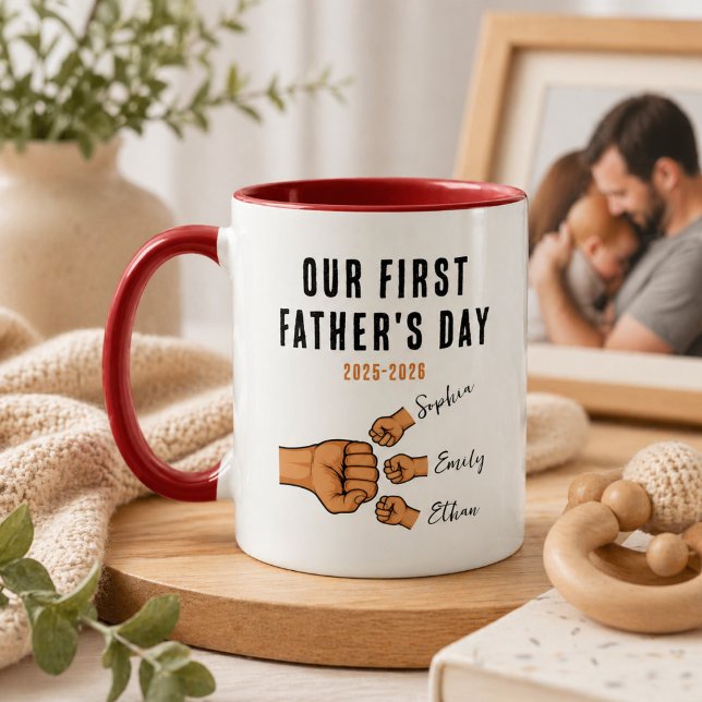 Personalised Our First Father’s Day Mug | New Dad (Personalized Our First Father’s Day Mug | New Dad)