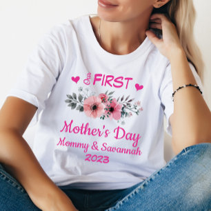 Personalised Our First Mother's Day Shirt
