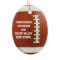 Personalised Oval Football Sports Ornament