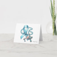 Personalised Ovarian Cancer Prayer Rosary 
