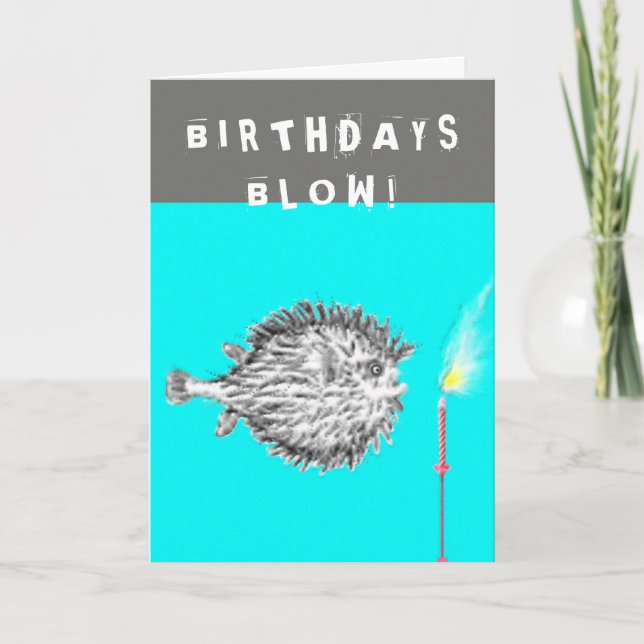 Personalised over-the-hill birthday card (Front)
