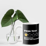Personalised Overrated Would Not Recommend Coffee Mug<br><div class="desc">Personalised Overrated Would Not Recommend one star humour mug from Ricaso - add your own text to this drinkware - you decide what deserves one star and is overrated.</div>
