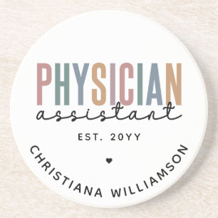 Personalised PA Physician Assistant Graduation Coaster
