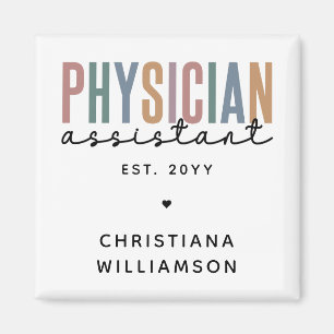 Personalised PA Physician Assistant Graduation Magnet