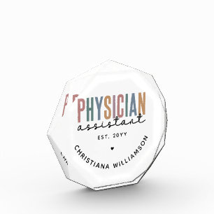 Personalised PA Physician Assistant Graduation Photo Block