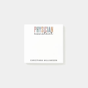 Personalised PA Physician Assistant Graduation Post-it Notes