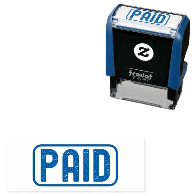Personalised Paid Business  Self-inking Stamp (In Situ)