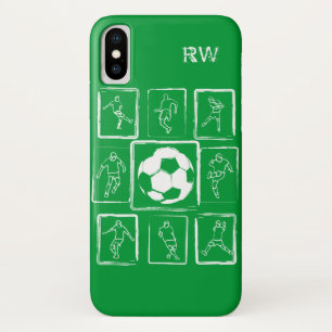 Personalised Painted soccer skills Case-Mate iPhone Case