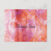 Personalised painting Watercolor Thank You