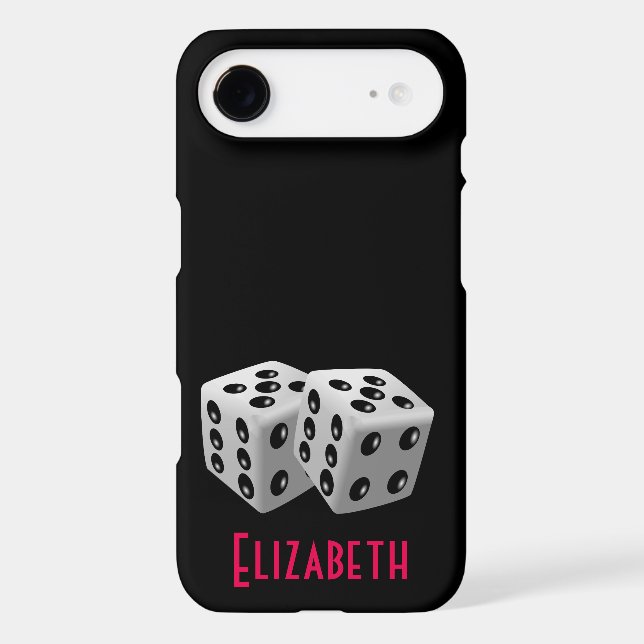 Personalised Pair of Dice Case-Mate iPhone Case (Back)