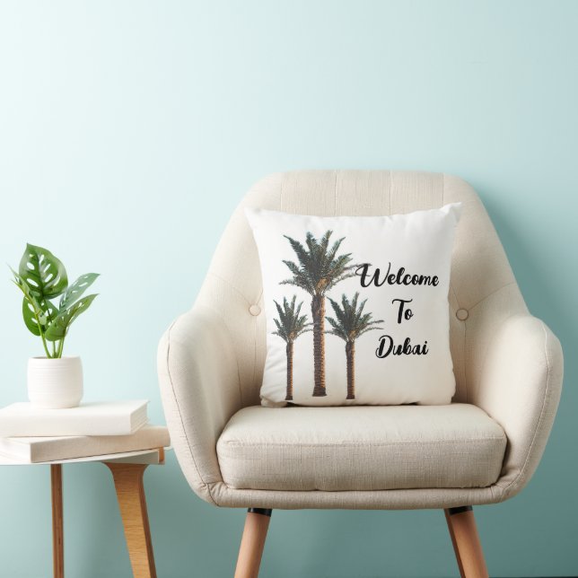 Personalised Palm Tree Cushion (Chair)