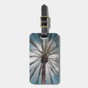 Personalised palm tree - luggage tag