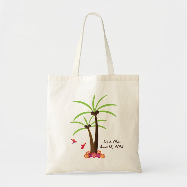 Personalised Palm Tree Tote (Front)
