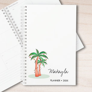 Personalised Palm Trees  Planner