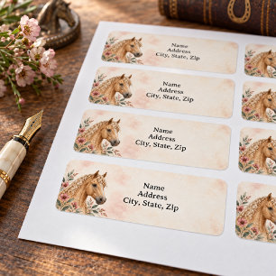 Personalised Palomino American Bashkir Curly