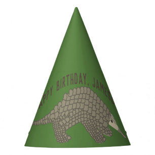 Personalised Pangolins Party Hats