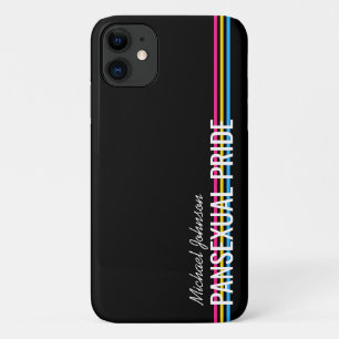 Personalised Pansexual Flag Colour Stripes Custom Case-Mate iPhone Case