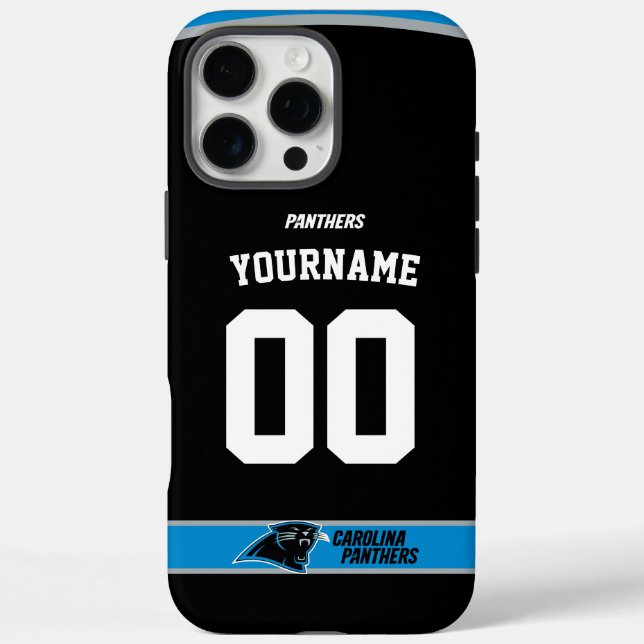 Personalised Panthers Jersey American Football Case-Mate iPhone Case (Back)