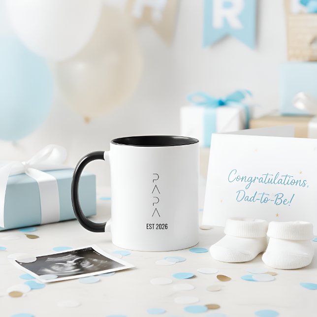 Personalised PAPA Est.2026 Mug | Dad to be (Creator Uploaded)