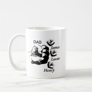 Personalised Papa mug, Custom Fathers Day mug