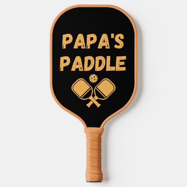 Personalised Papa's Pickleball Paddle (Front)