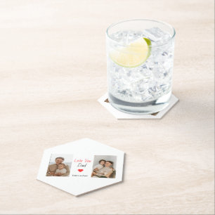 Personalised Paper Coaster Father's Day Gifts