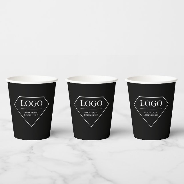 Personalised Paper Cups Custom Disposable Coffee (Multi)