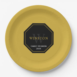 Personalised Paper Plate for Family Reunion