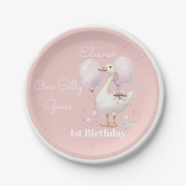 Personalised paper plates for party decor  (Front)