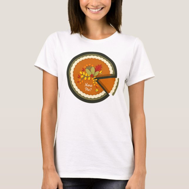 Personalised Papercut Pumpkin Pie T-Shirt (Front)